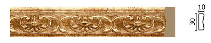 165-126 Молдинг 30x10х2400мм (36шт)