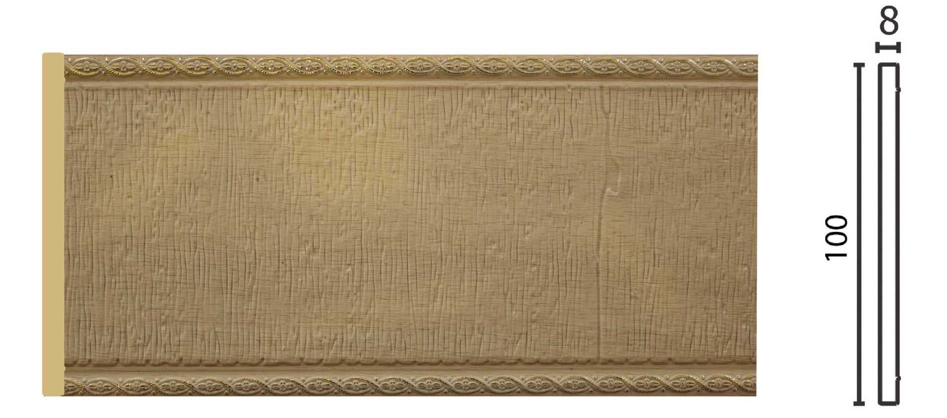 Молдинг (1М10-5В) (20шт) 100*7*2400