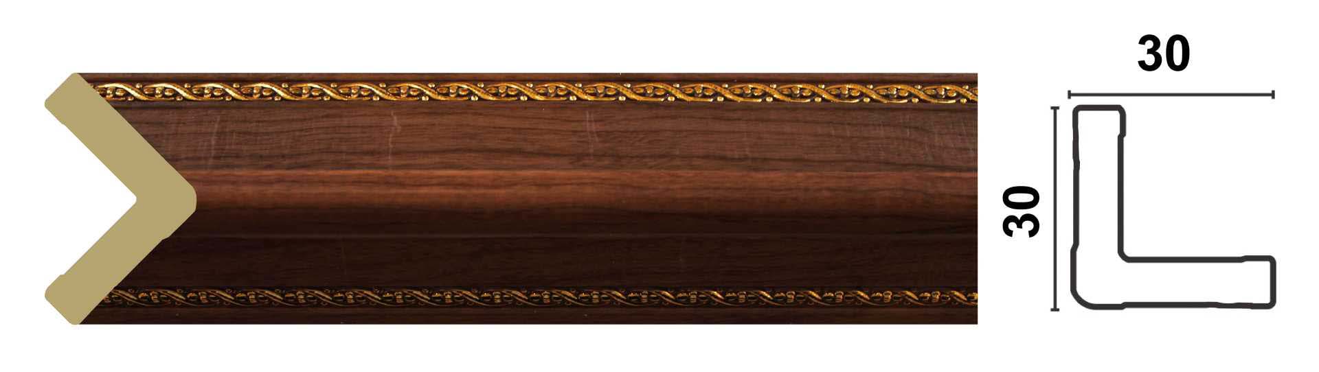 Угол (1У3-2В) (40 шт.) 30*30*2400