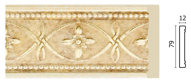 150-933 Молдинг ( 80х12х2400 мм)
