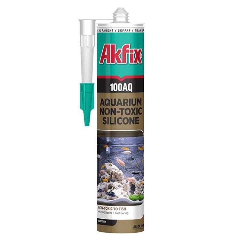 AKFIX 100AQ Аквариумный силикон ПРЕМИУМ прозрачный (Турция)