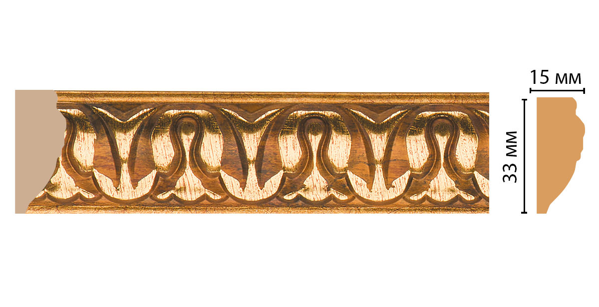 101С-1223 А ДМ СП Молдинг(33*15*2400мм)  DECOMASTER