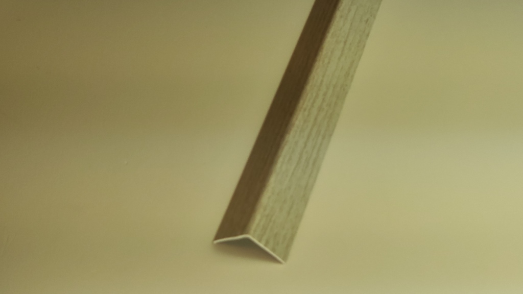 30х30 mm LU046-3030 Ясень белый Угол текстур.