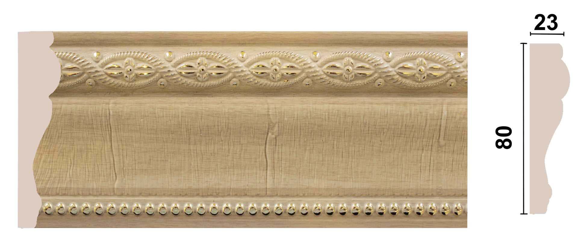 Молдинг (1М8-5В) (20шт.) 80*23*2400