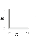 углы Лайн пласт текстур, 50*50 мм