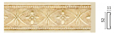 156-933 Молдинг 52х11х2400мм (40шт)